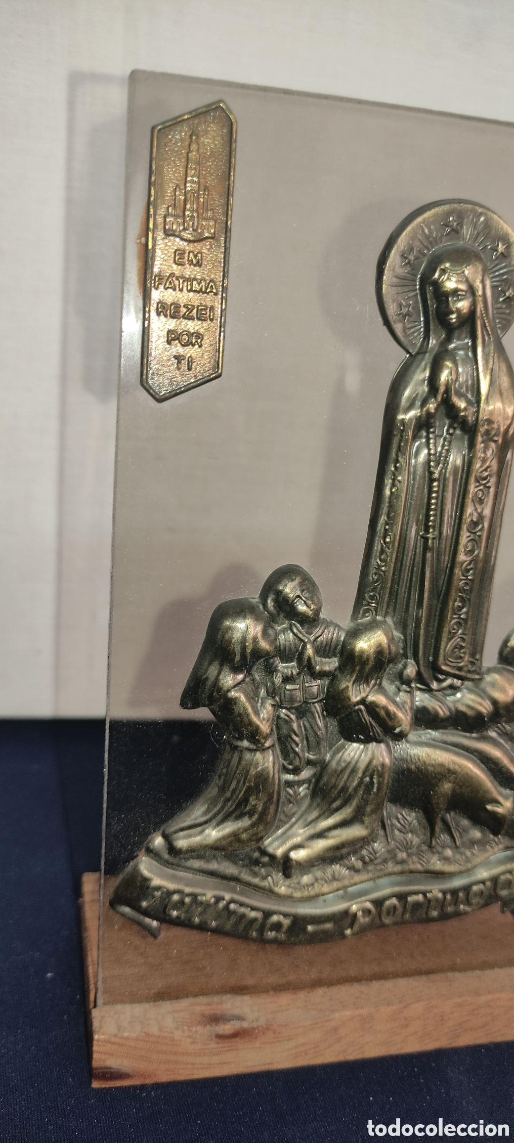 Antig&uuml;edades: Figura Virgen de Fatima - Foto 3