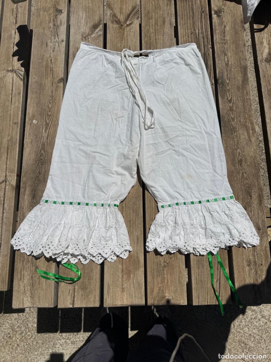 Antig&uuml;edades: Pololos bajo manteo popular Castilla leon antiguos s XIX XX Cintura 39cms largo 69cms