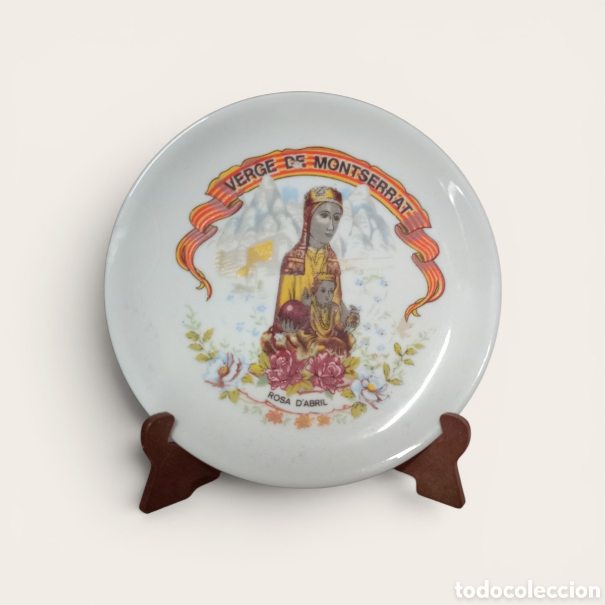 Antig&uuml;edades: Plato Virgen Montserrat