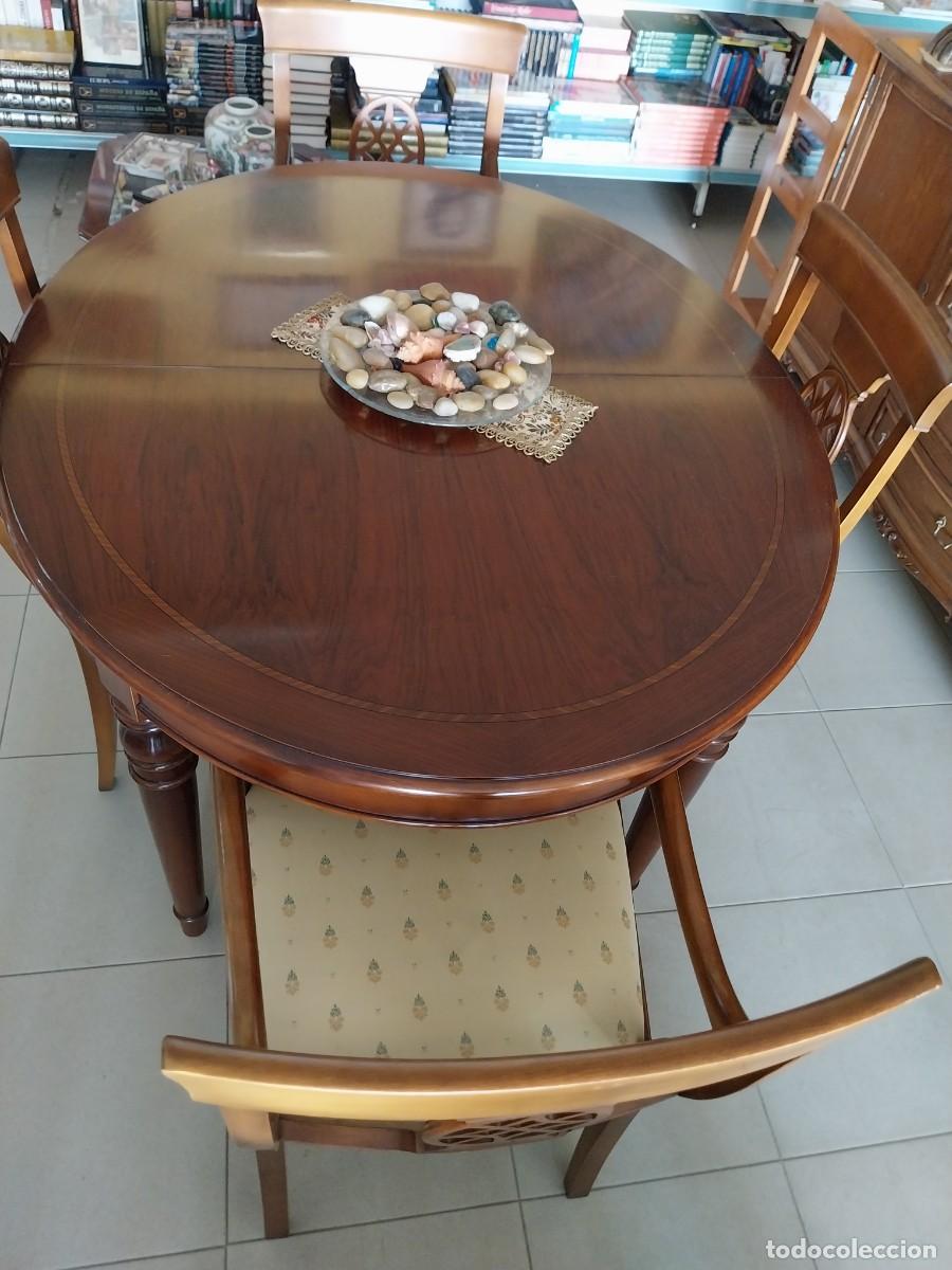 Antig&uuml;edades: -- PRECIOSA MESA DE COMEDOR Y CUATRO SILLAS -- SOLO RECOGIDA --