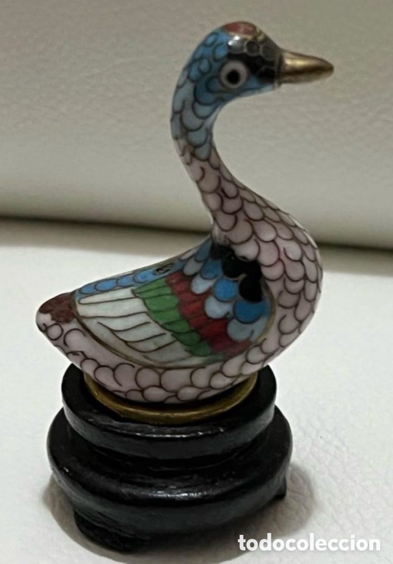 Antig&uuml;edades: Preciosos Cisnes Cloison&eacute; - Foto 3