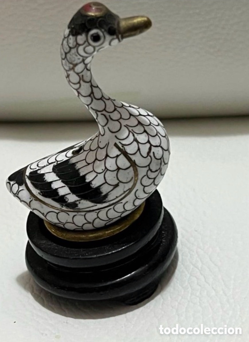 Antig&uuml;edades: Preciosos Cisnes Cloison&eacute; - Foto 5