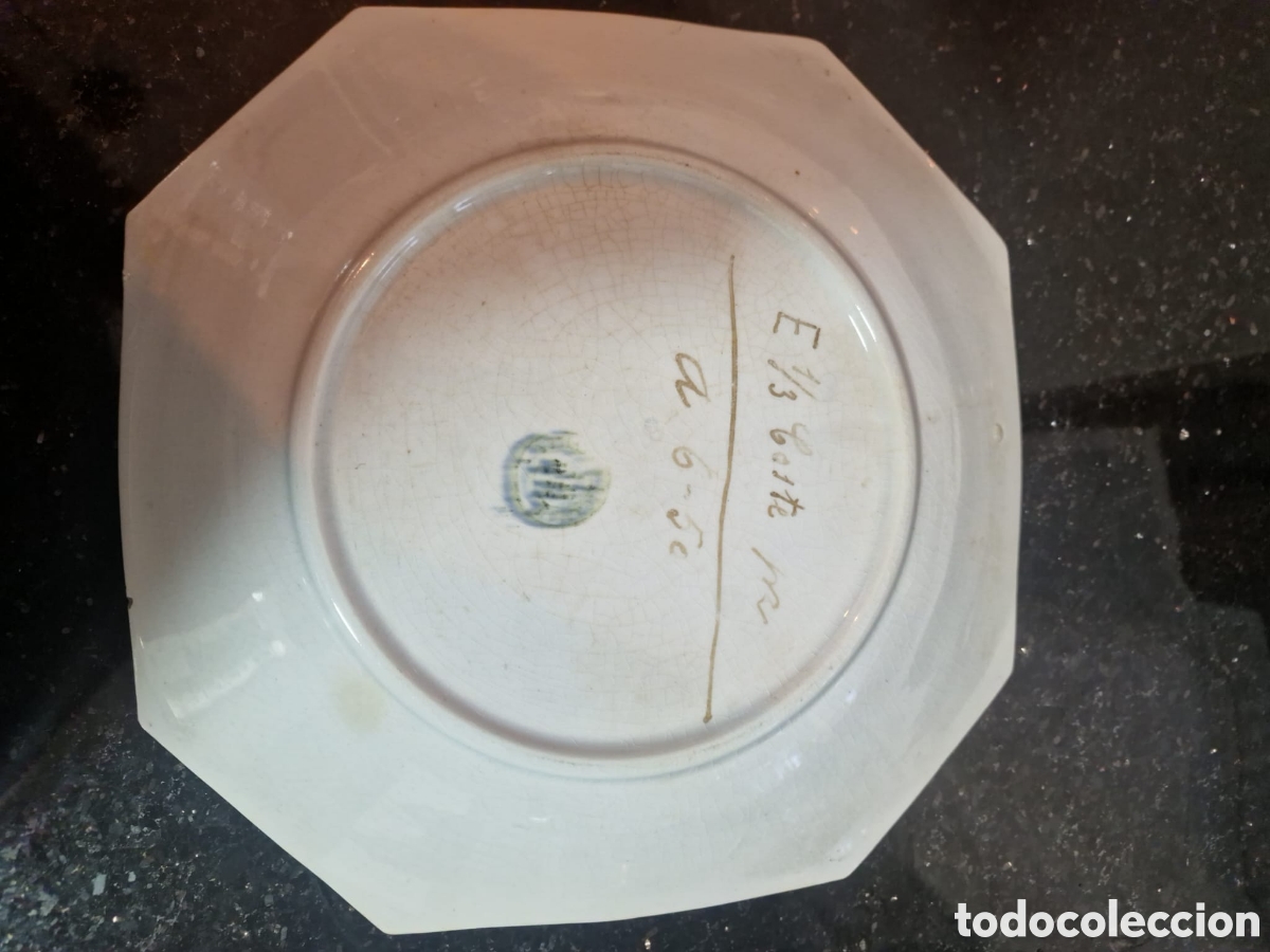Antig&uuml;edades: Plato pickman grabado - Foto 2