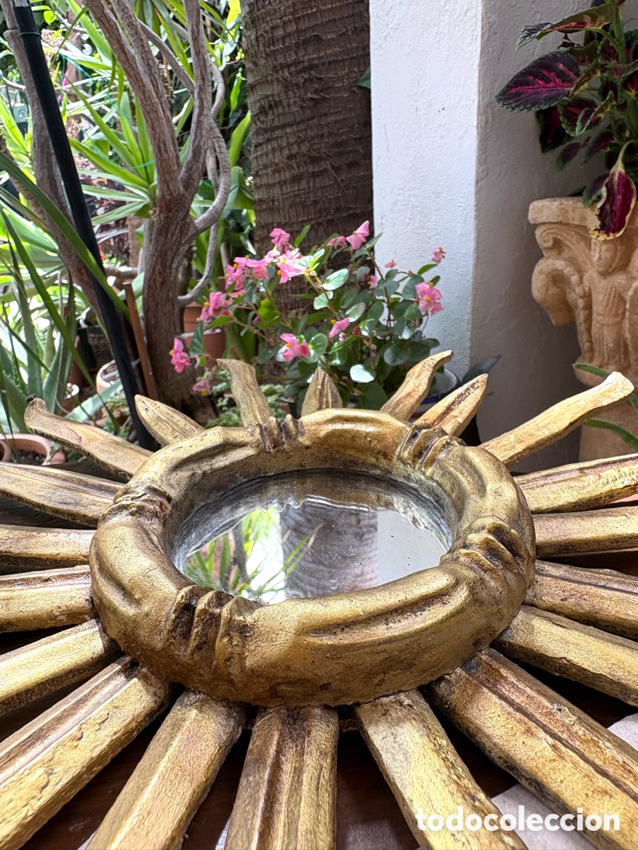 Antig&uuml;edades: ESPEJO MADERA VINTAGE - Foto 7