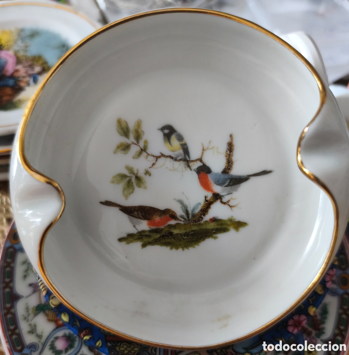 Antig&uuml;edades: Precioso plato de porcelana portuguesa, vintange