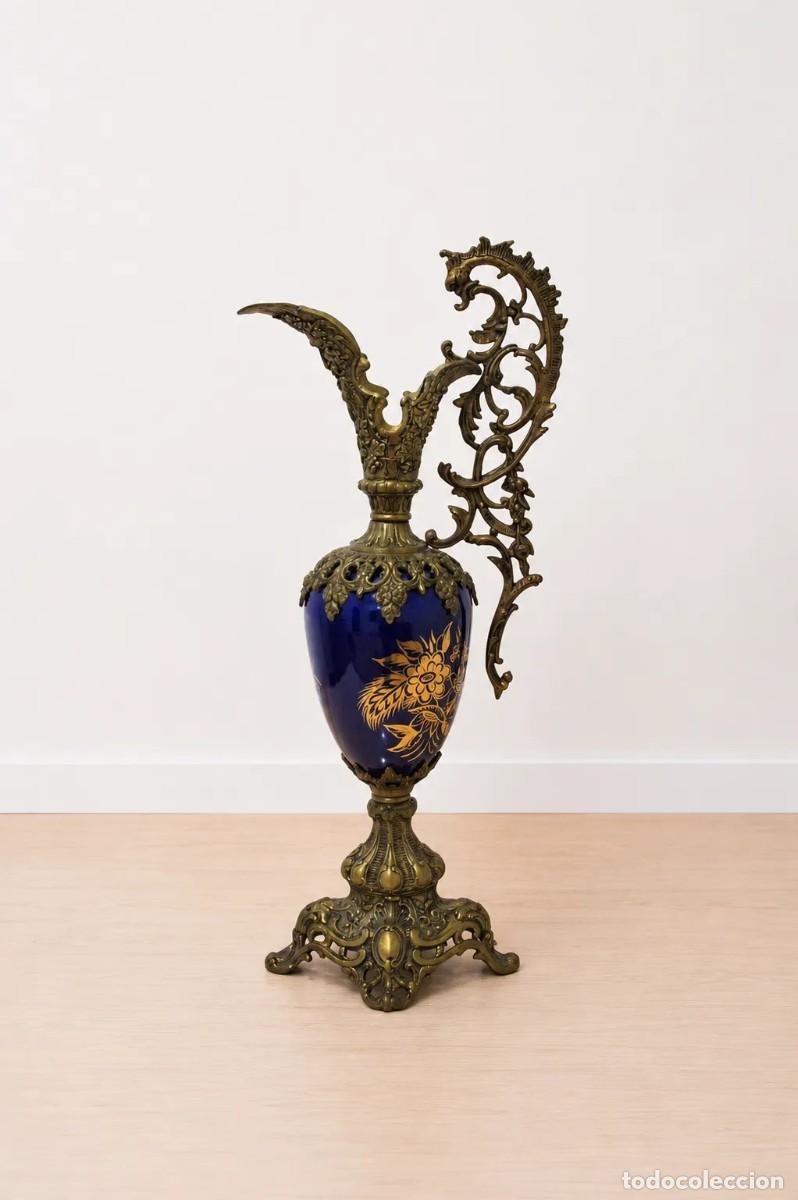 Antig&uuml;edades: JARR&Oacute;N O &Aacute;NFORA PORCELANA Y BRONCE