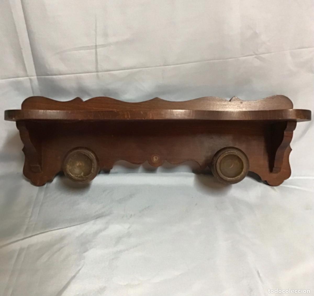 Antig&uuml;edades: ANTIGUO PERCHERO SOMBRERERO DE PARED