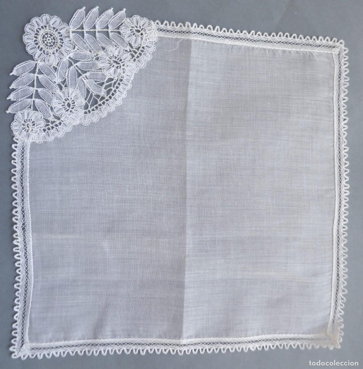 Antig&uuml;edades: PA&Ntilde;UELO DE ENCAJE DE BRUJAS MANUAL - Foto 2