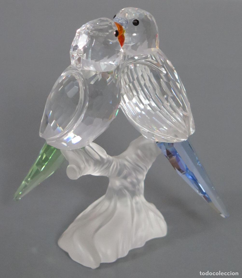 Antig&uuml;edades: Periquitos 680627. SWAROVSKI - Foto 2