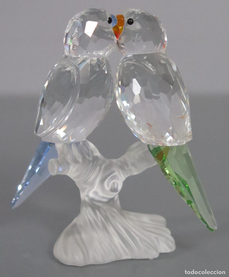 Antig&uuml;edades: Periquitos 680627. SWAROVSKI - Foto 1