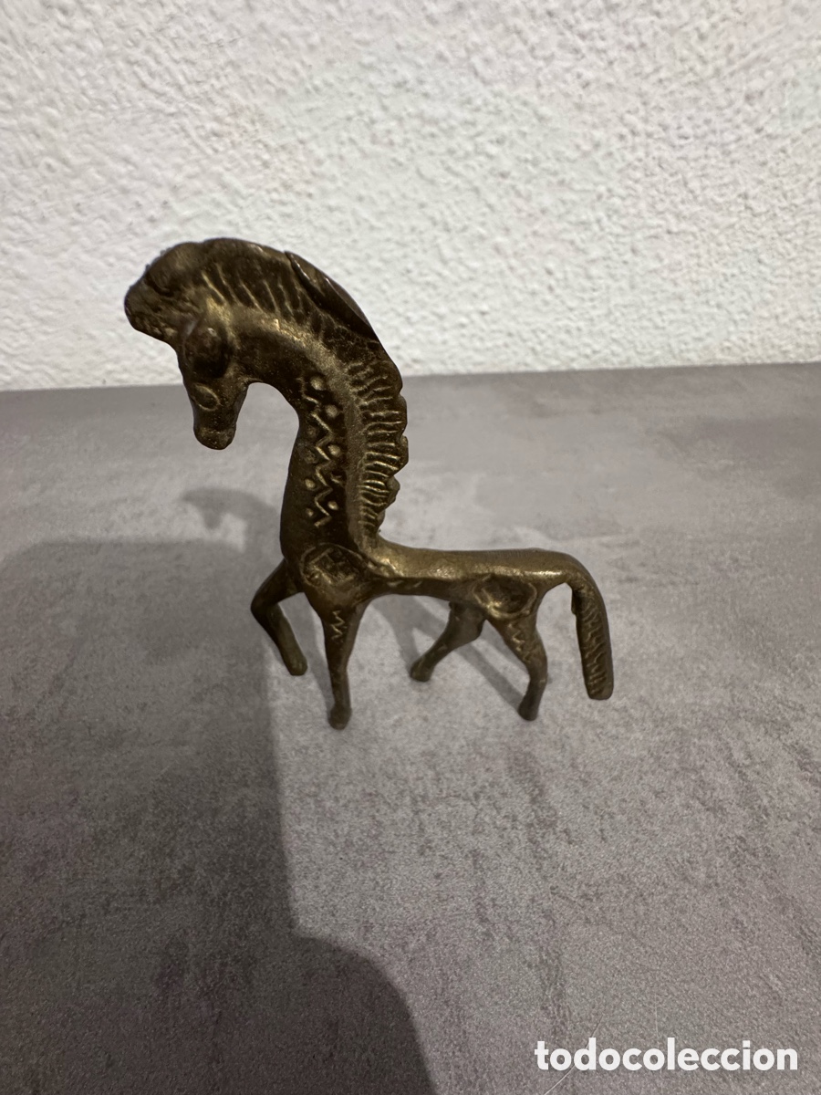 Antig&uuml;edades: Caballo etrusco bronce - Foto 2