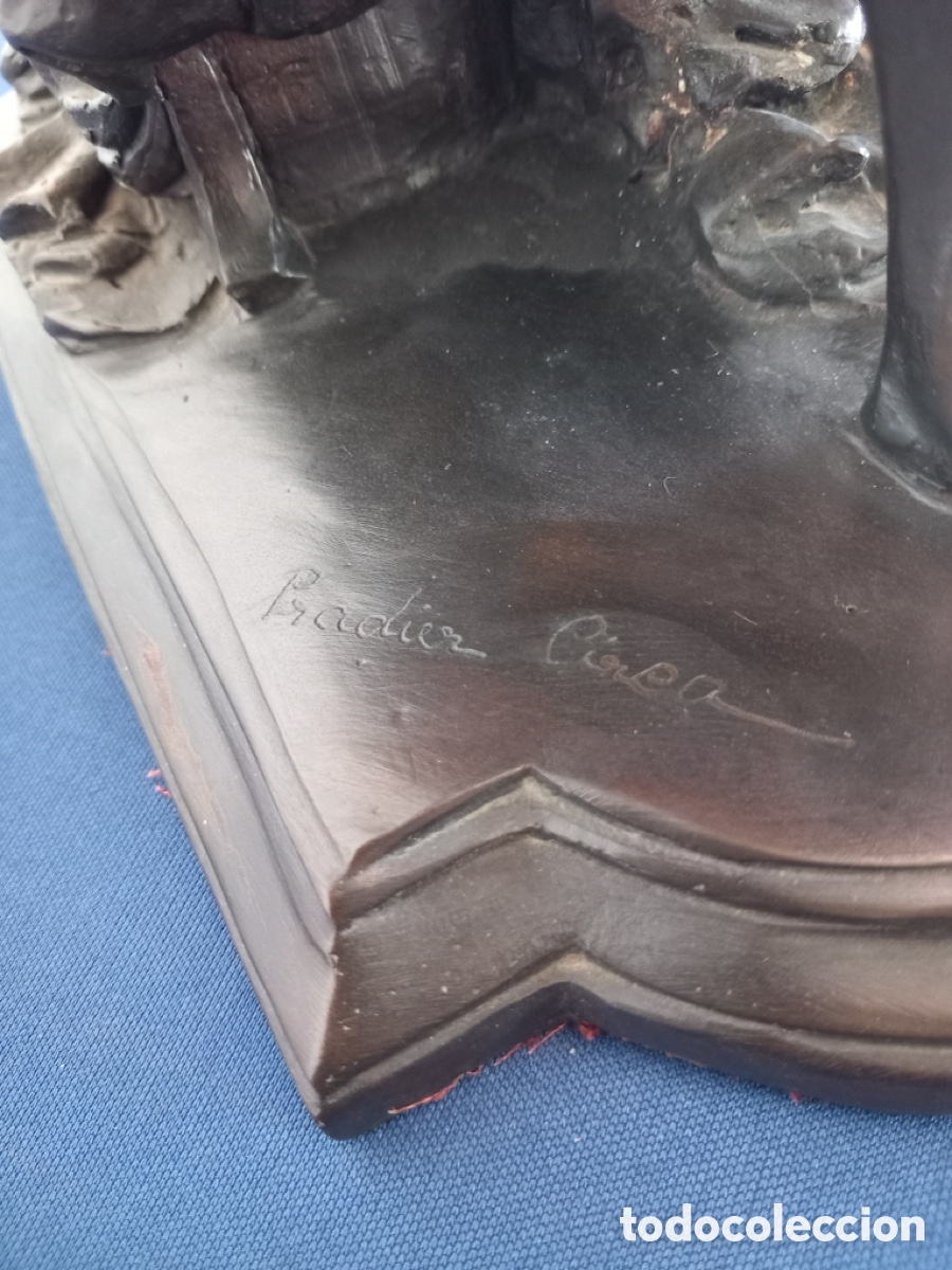 Antig&uuml;edades: Escultura firmada Pradier - Foto 2