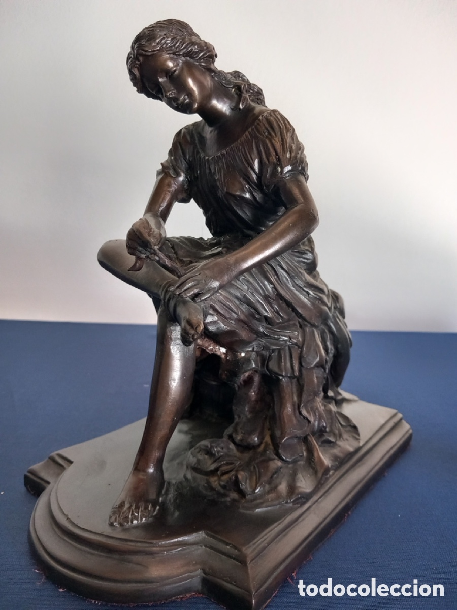 Antig&uuml;edades: Escultura firmada Pradier - Foto 1