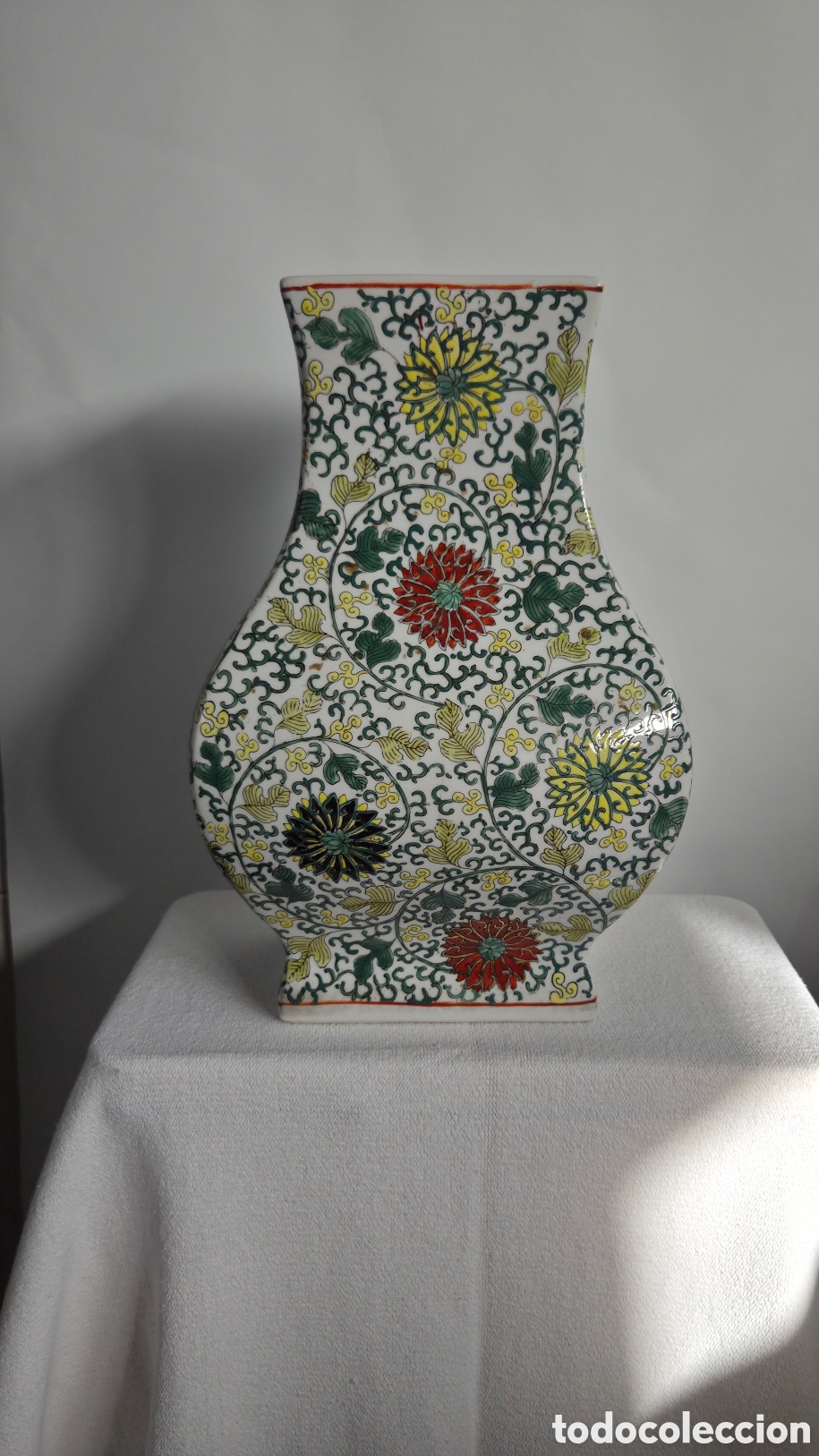 Antig&uuml;edades: Jarr&oacute;n Porcelana China Vintage 31cm | Vase Chinois
