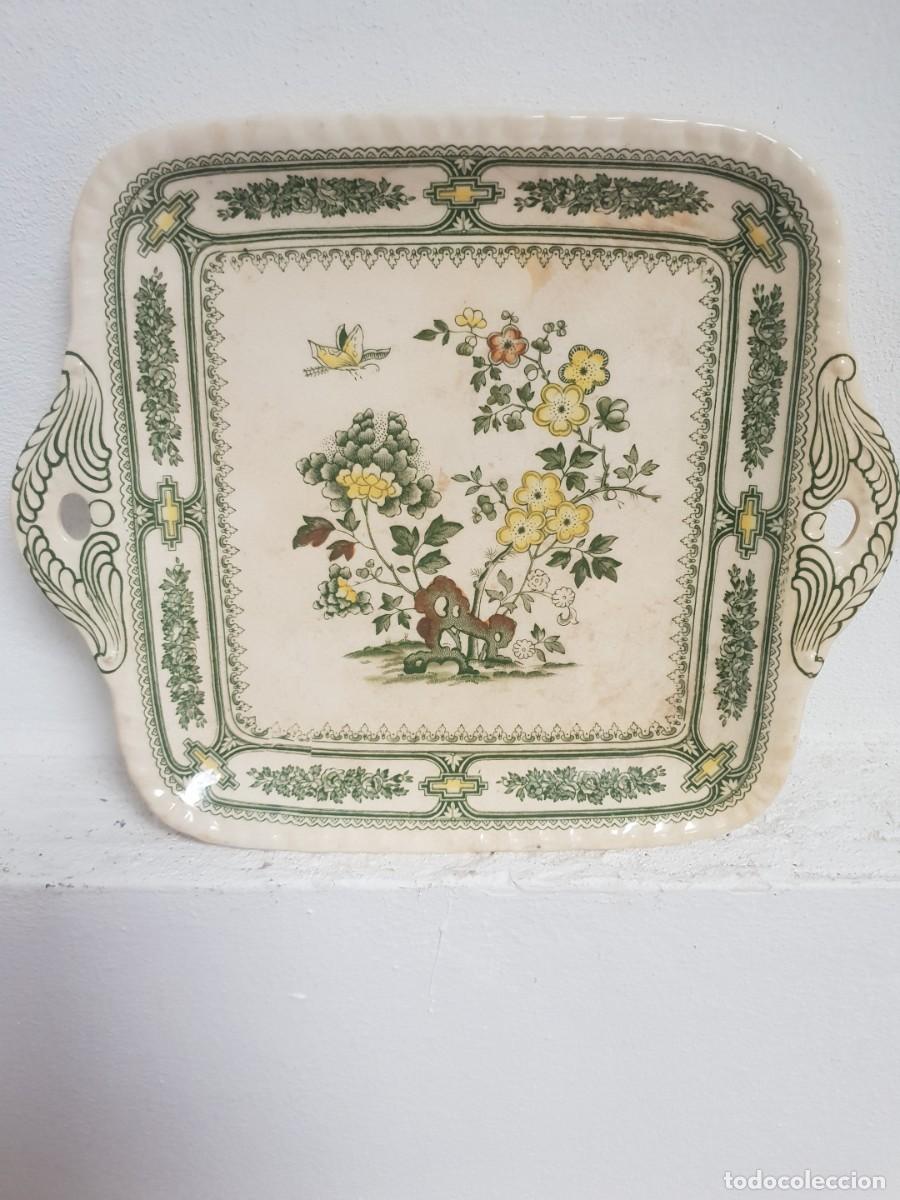 Antig&uuml;edades: Bandeja de porcelana mason's inglaterra