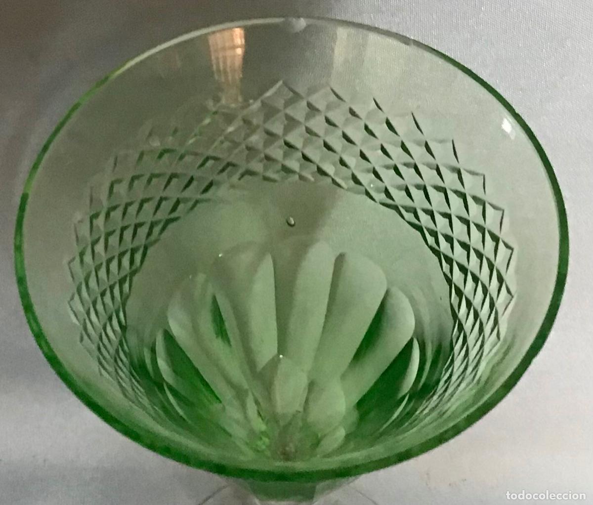 Antig&uuml;edades: CONJUNTO DE COPAS DE CRISTAL - Foto 3