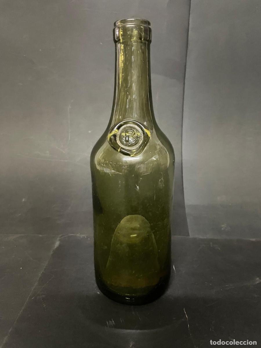 Antiques: ANTIGUA BOTELLA VIDRIO SOPLADO CATALAN S.XIX