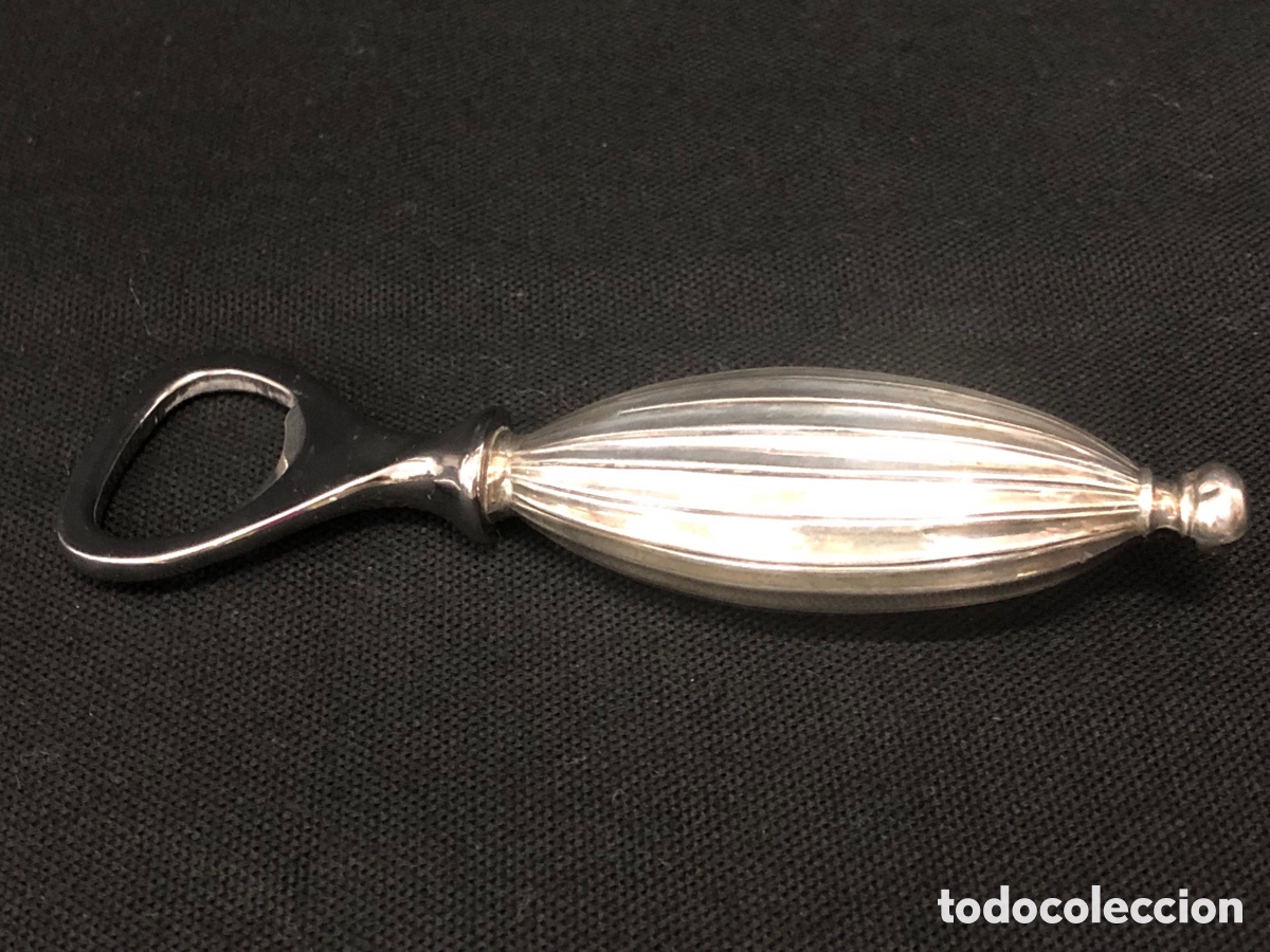 Antig&uuml;edades: Elegante Abrebotellas / Abridor en Plata de Ley 925 - Pedro Dur&aacute;n