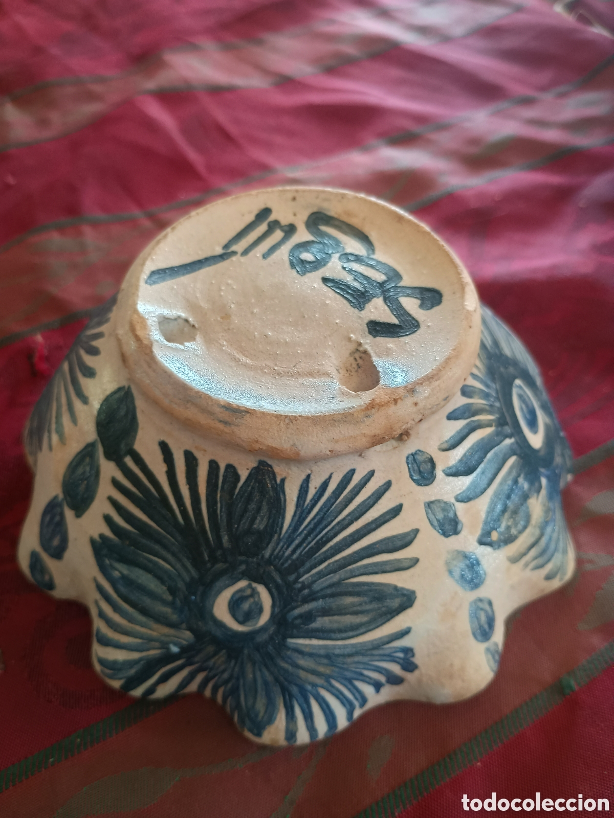 Antig&uuml;edades: Cer&aacute;mica cuenco Segu&iacute; azul - Foto 6