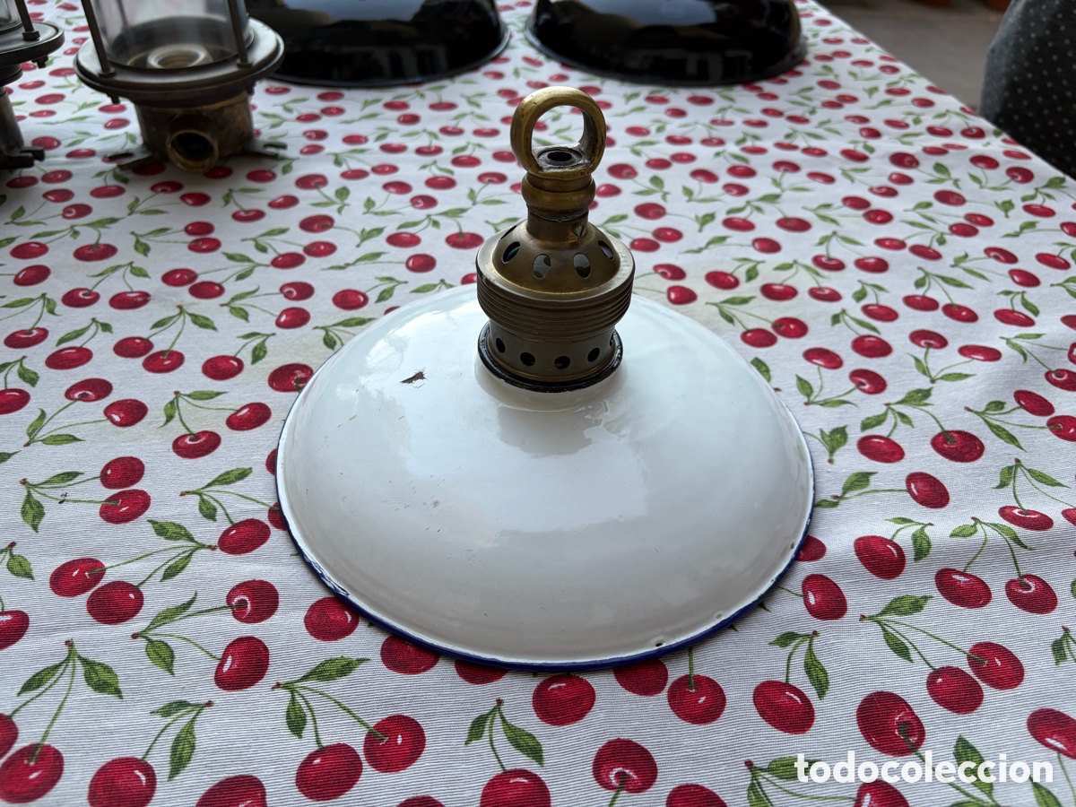 Antig&uuml;edades: L&aacute;mparas porcelana egsa - Foto 2