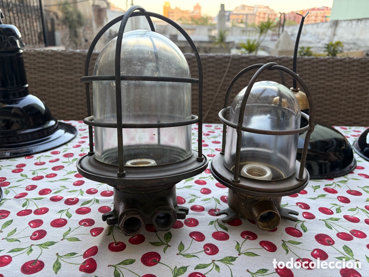 Antig&uuml;edades: L&aacute;mparas porcelana egsa - Foto 3