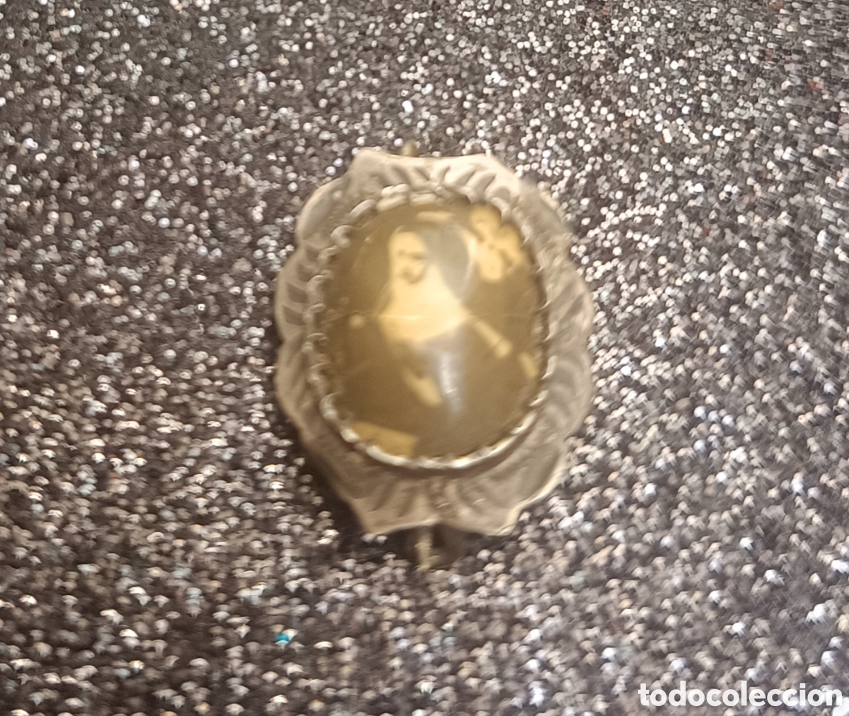 Antig&uuml;edades: Broche Camafeo Santa Teresita Antiguo