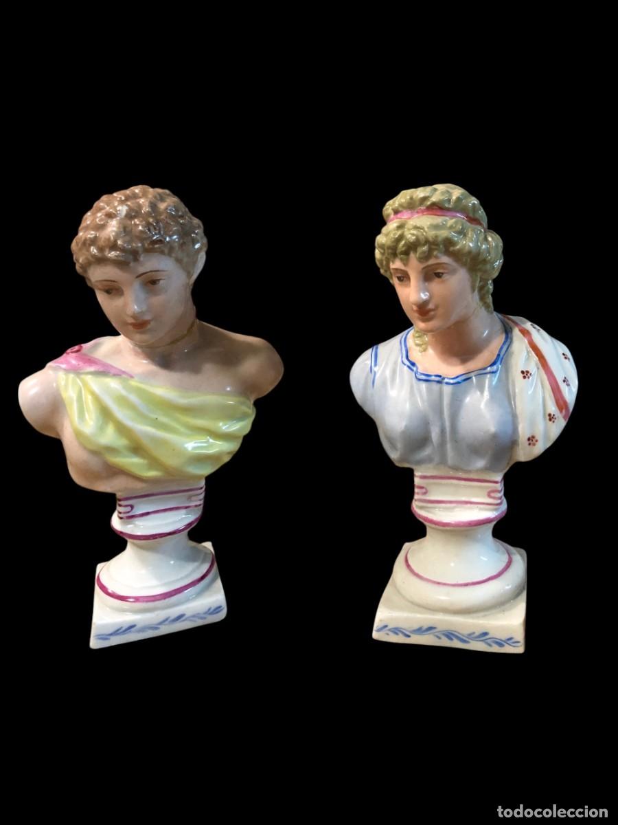 Antig&uuml;edades: 2 FIGURAS ORIGINALES BUEN RETIRO