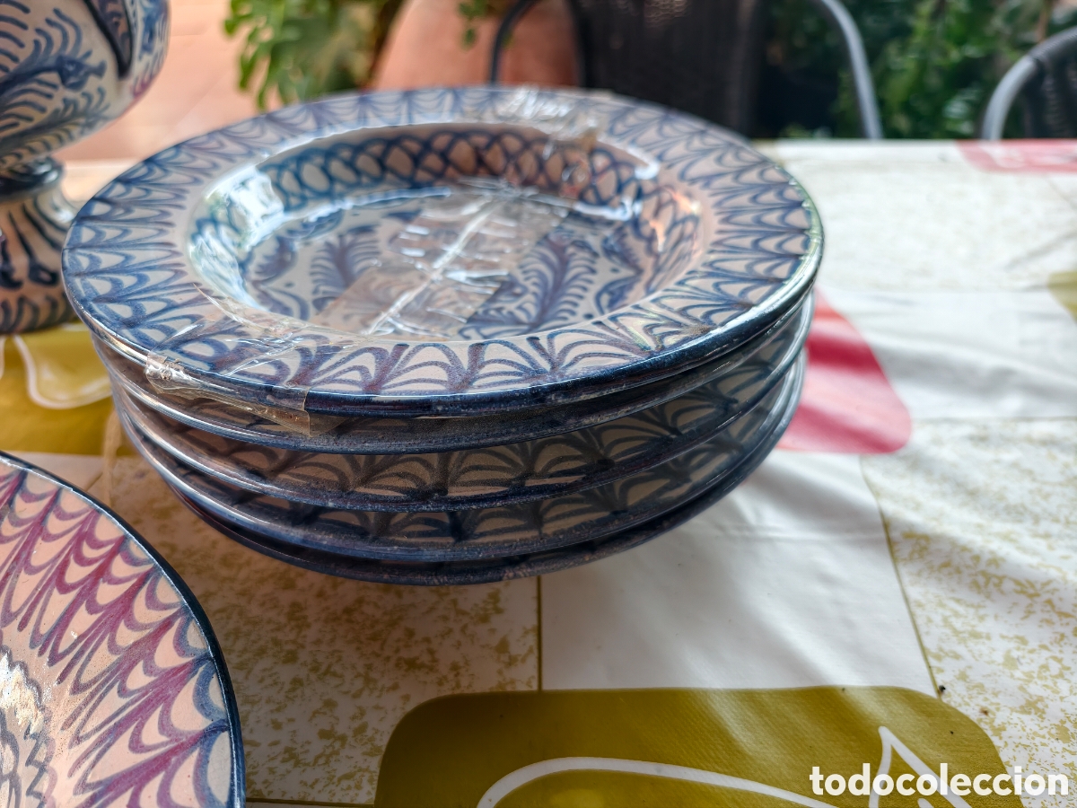 Antiguidades: Vajilla de fajalauza de Encarnaci&oacute;n, jun