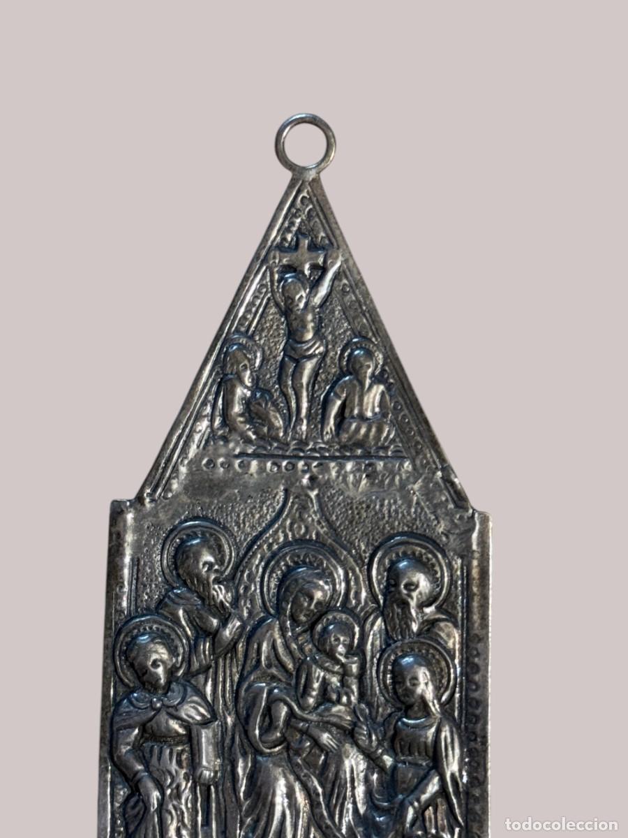 Antig&uuml;edades: BENDITERA DE PLATA DE LEY, ESTILO MEDIEVAL - Foto 2