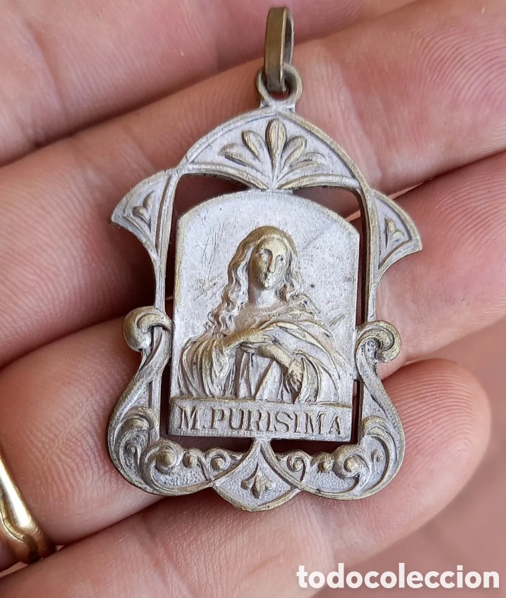 Antig&uuml;edades: ANTIGUA MEDALLA RELIGIOSA, FEDERACI&Oacute;N EX-ALUMNAS DEL COLEGIO REAL DE LA PUREZA DE MARIA PURISIMA