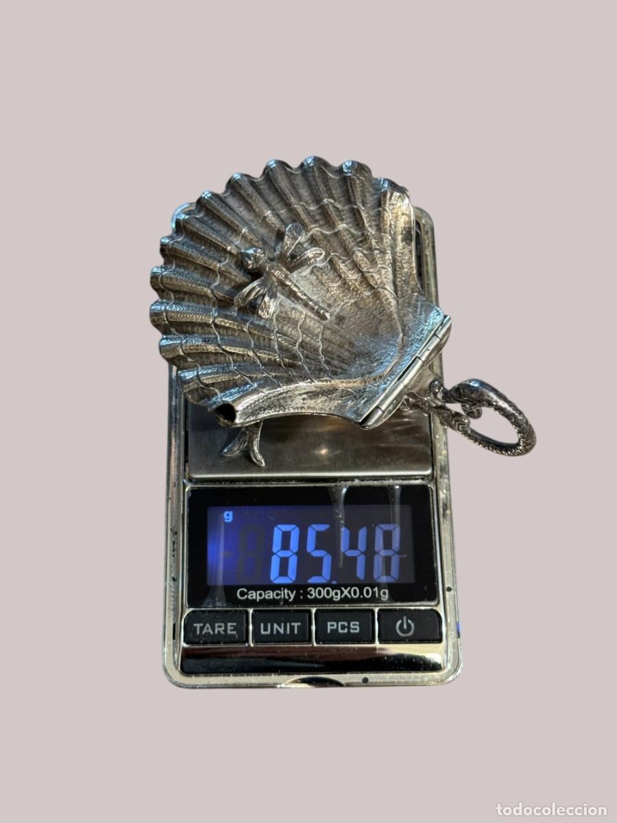 Antig&uuml;edades: CONCHA DE PLATA PARA SERVICIO DE MESA - Foto 4