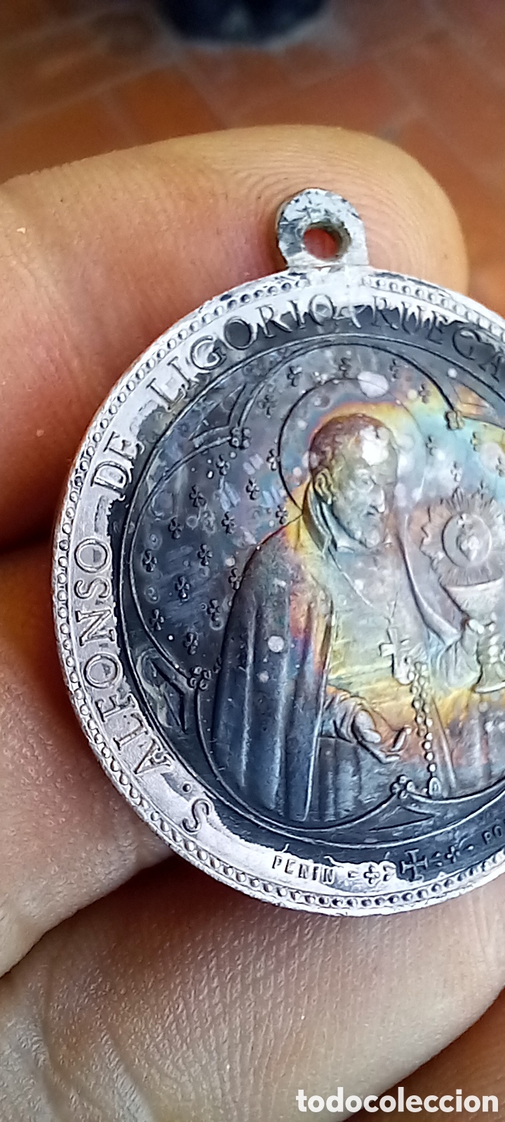 Antig&uuml;edades: MEDALLA RELIGIOSA ANTIGUA - Foto 4
