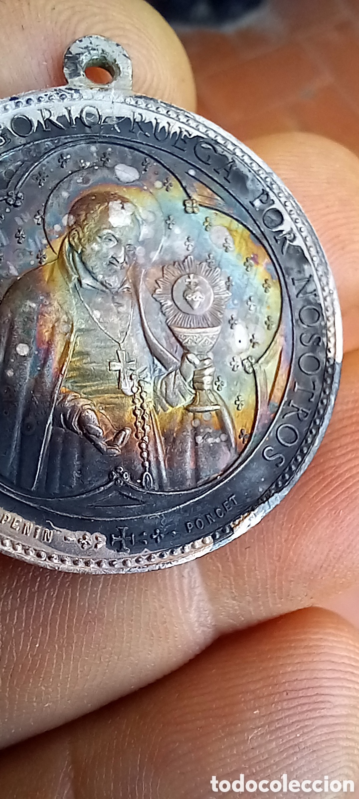 Antig&uuml;edades: MEDALLA RELIGIOSA ANTIGUA - Foto 6