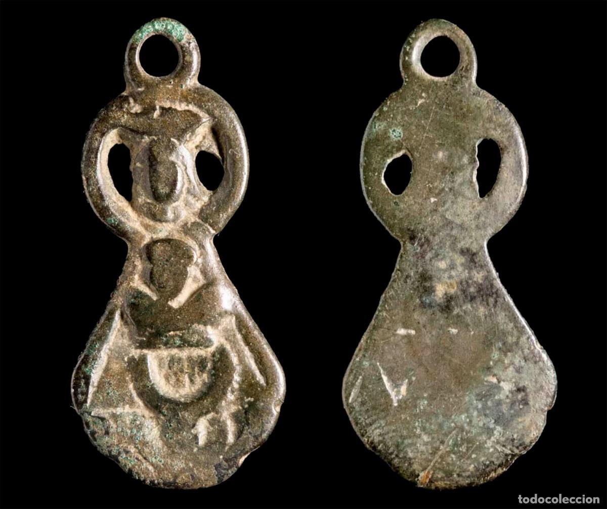Antig&uuml;edades: Figurated Medal XVI-XVII centuries, V. Nieva - 35x16 mm