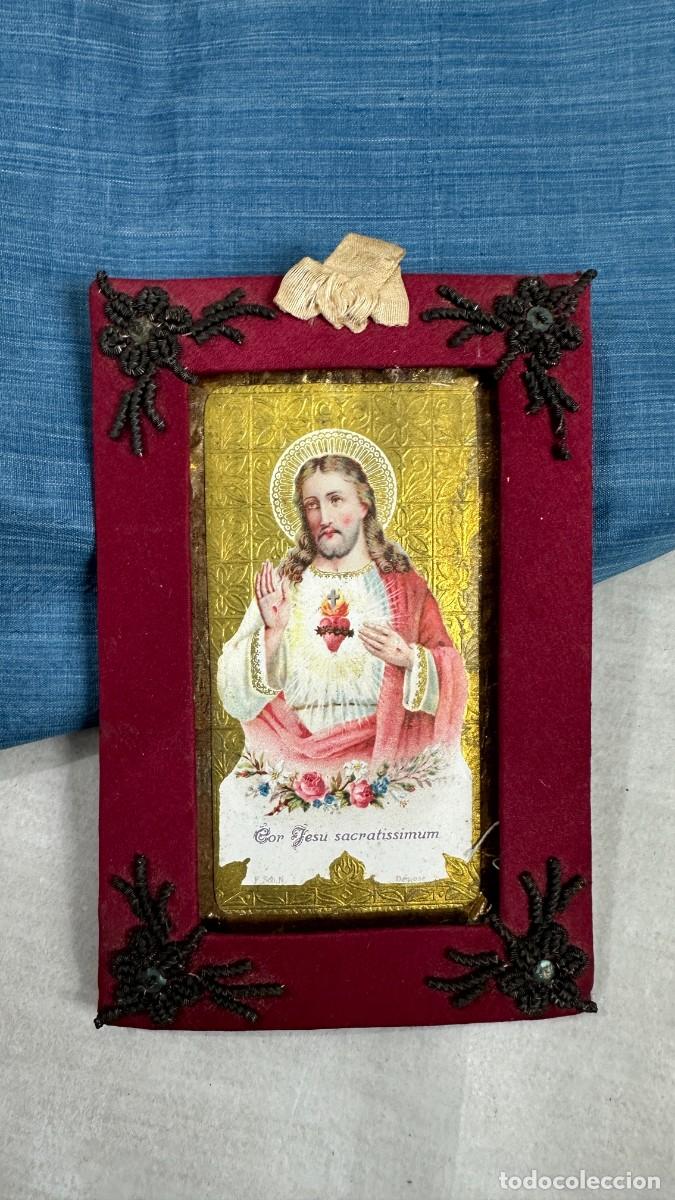 Antig&uuml;edades: Escapulario del Coraz&oacute;n de Jes&uacute;s - Foto 1