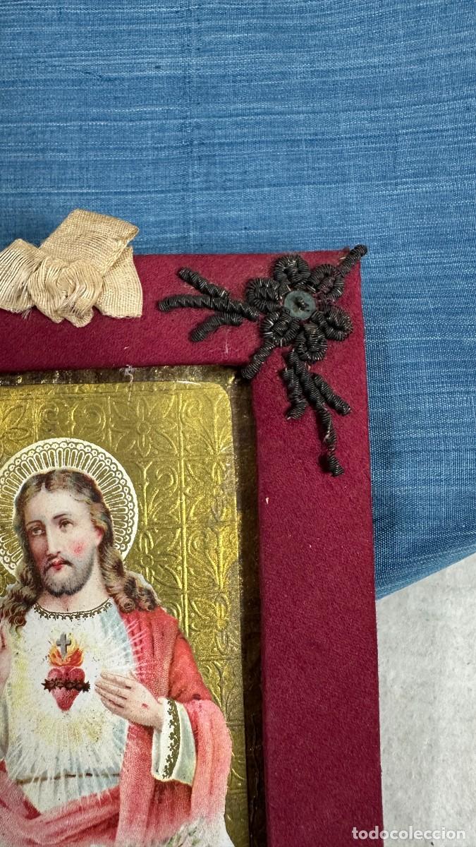 Antig&uuml;edades: Escapulario del Coraz&oacute;n de Jes&uacute;s - Foto 2
