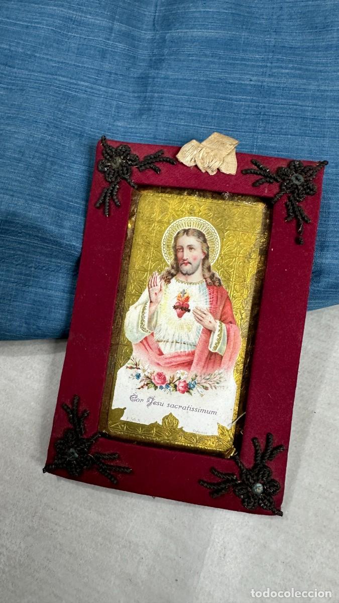 Antig&uuml;edades: Escapulario del Coraz&oacute;n de Jes&uacute;s - Foto 3