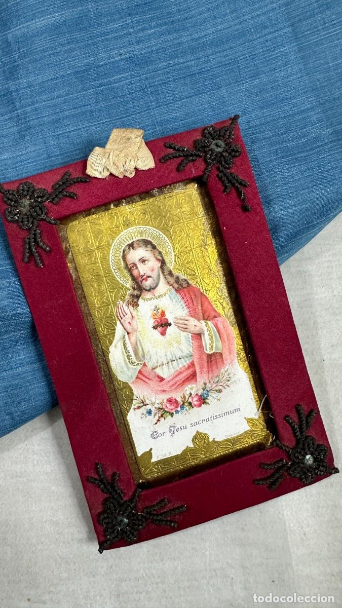 Antig&uuml;edades: Escapulario del Coraz&oacute;n de Jes&uacute;s - Foto 4