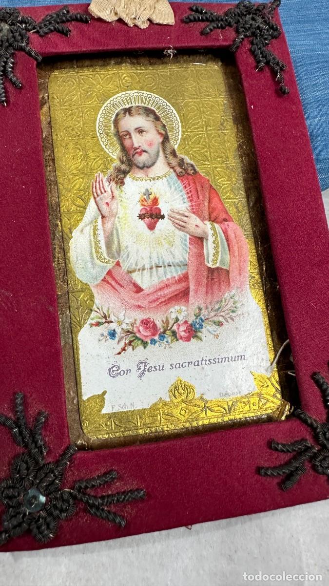 Antig&uuml;edades: Escapulario del Coraz&oacute;n de Jes&uacute;s - Foto 5
