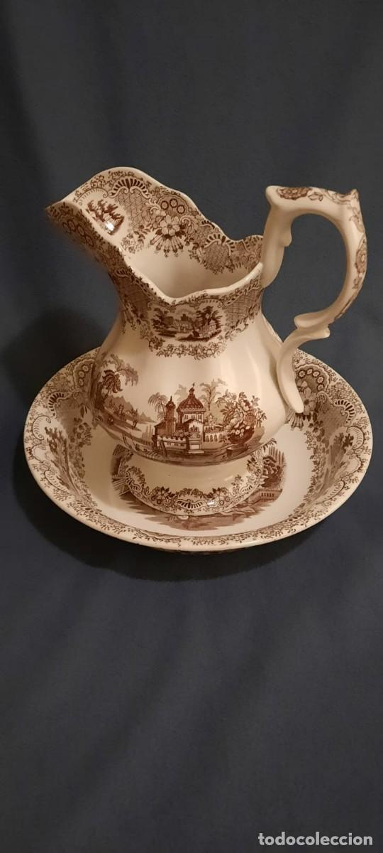 Antiquit&eacute;s: ANTIGUO AGUAMANIL Y PALANGANA DE LA CARTUJA DE SEVILLA PICKMAN