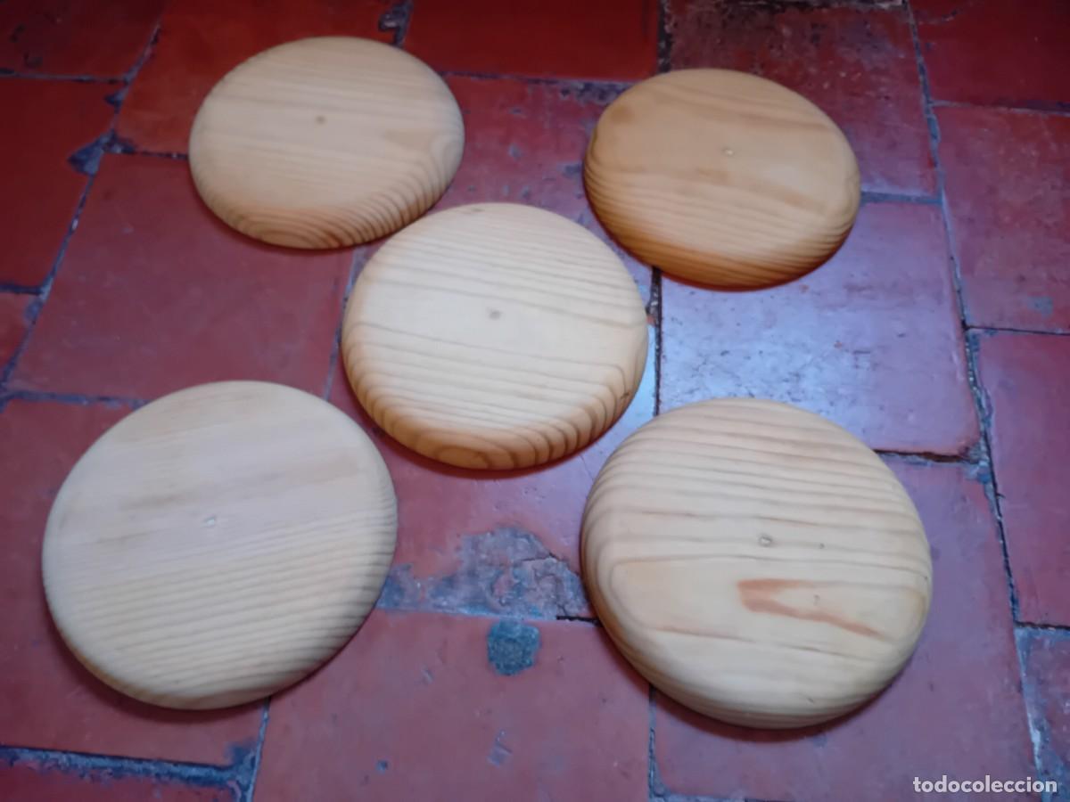 Antig&uuml;edades: 5 platos de madera para el pulpo - Foto 3