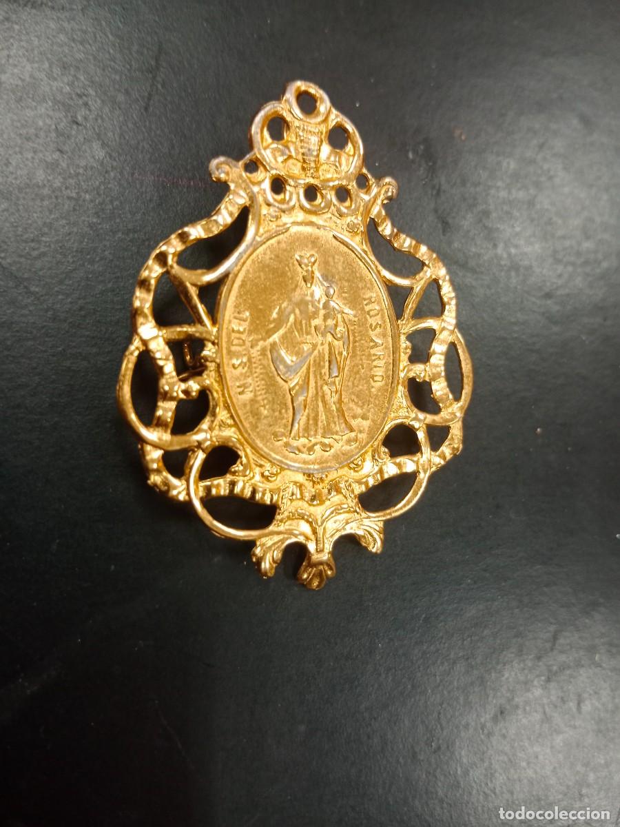 Antig&uuml;edades: MEDALLA BROCHE RECUERDO DE LA CORONACION DE N.S. VIRGEN DEL ROSARIO 1928 PATRONA DE SEDAVI VALENCIA