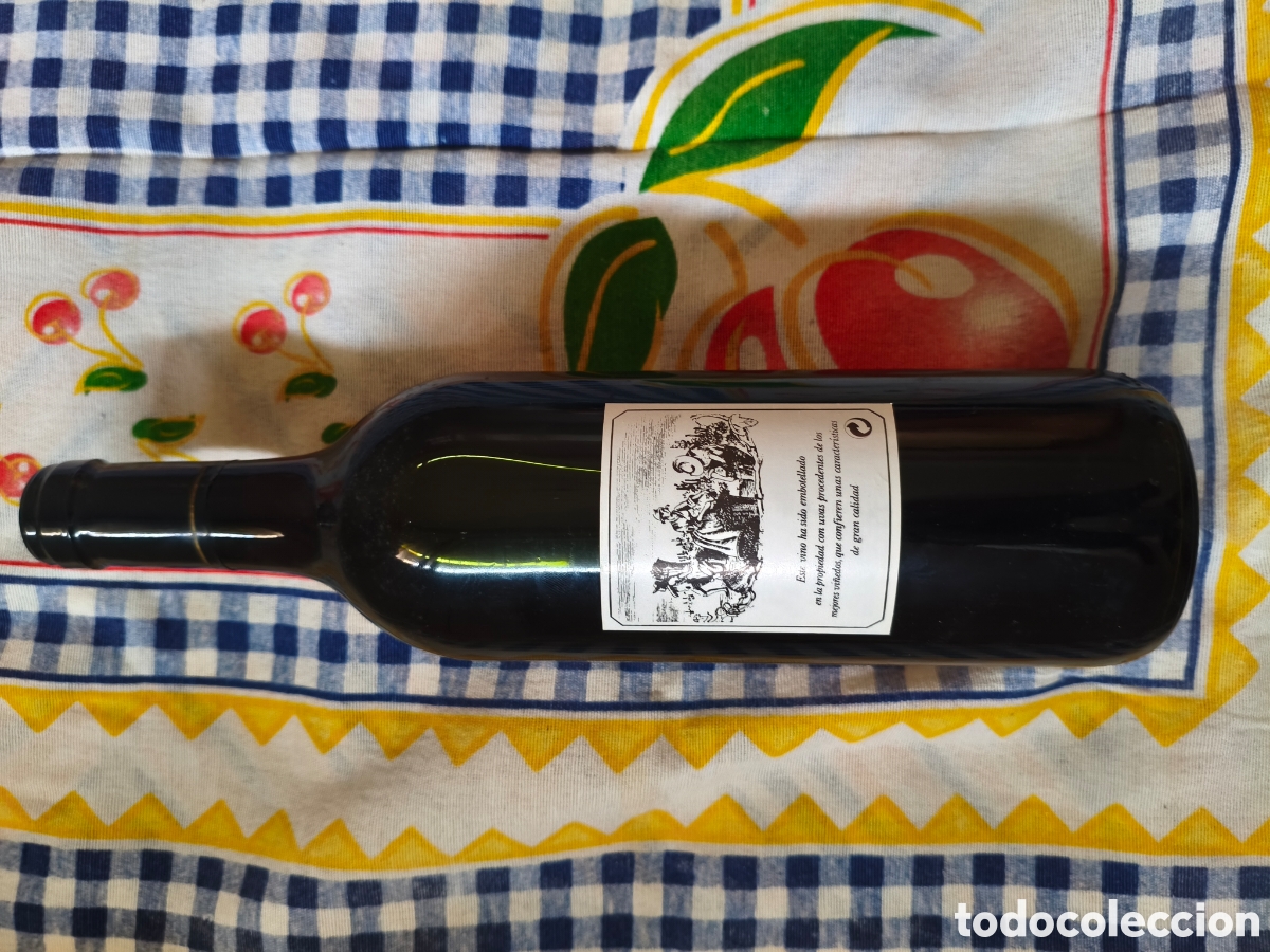 Antig&uuml;edades: Botella vino renfe albacete - Foto 2