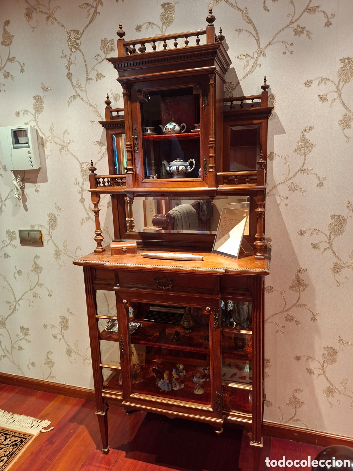 Antig&uuml;edades: MUEBLE FRANCES DE NOGAL PRINCIPIOS DEL SIGLO XX