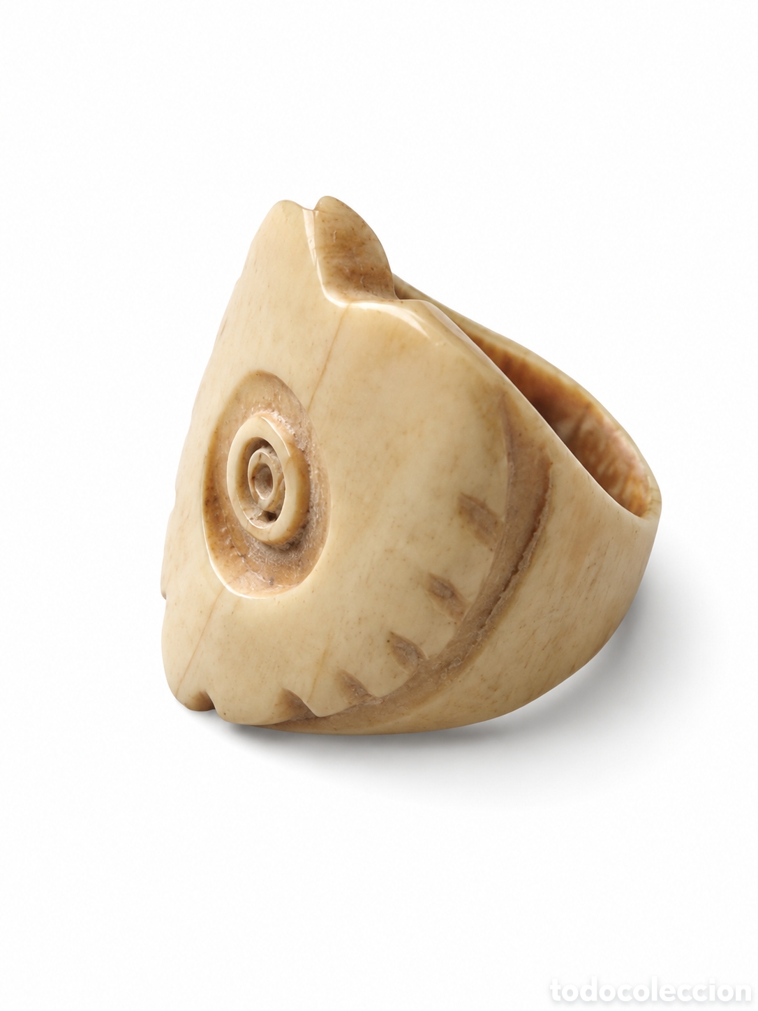 Antig&uuml;edades: Anillo antiguo de hueso &ndash; Autentificado