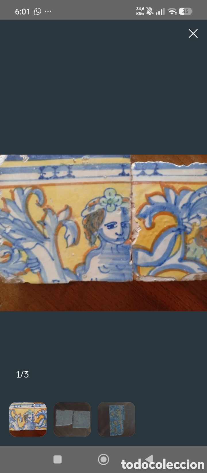 Antig&uuml;edades: Azulejos renacentistas antiguos