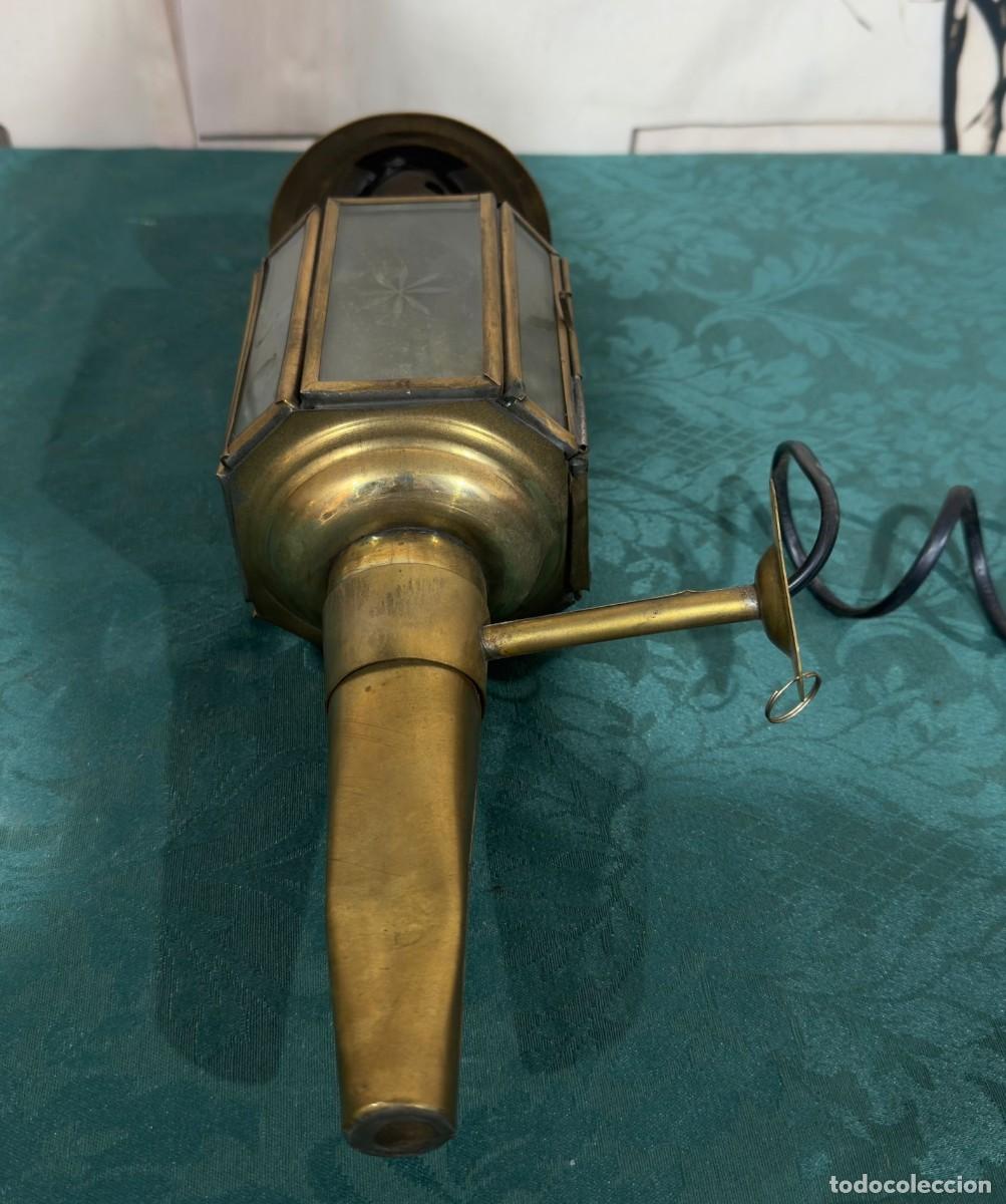 Antig&uuml;edades: Farol de carruaje antiguo - Foto 2