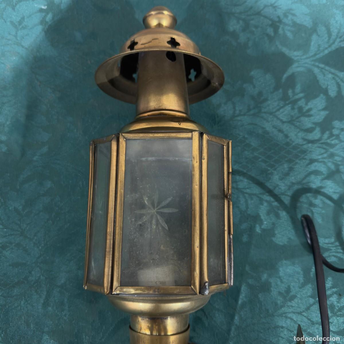 Antig&uuml;edades: Farol de carruaje antiguo - Foto 3