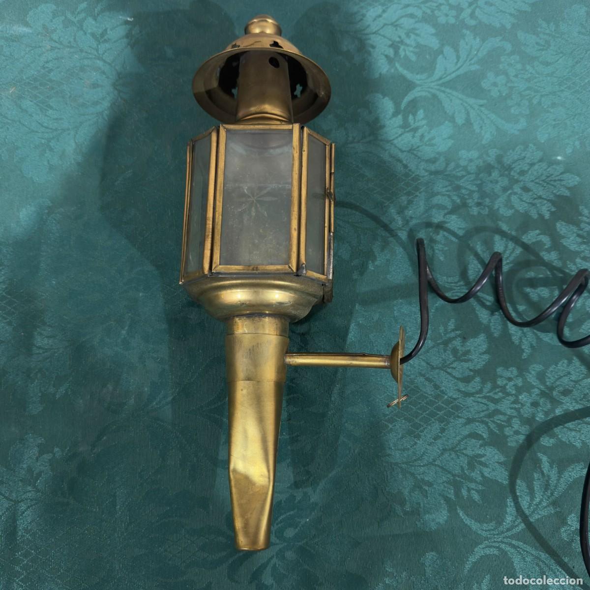 Antig&uuml;edades: Farol de carruaje antiguo - Foto 6
