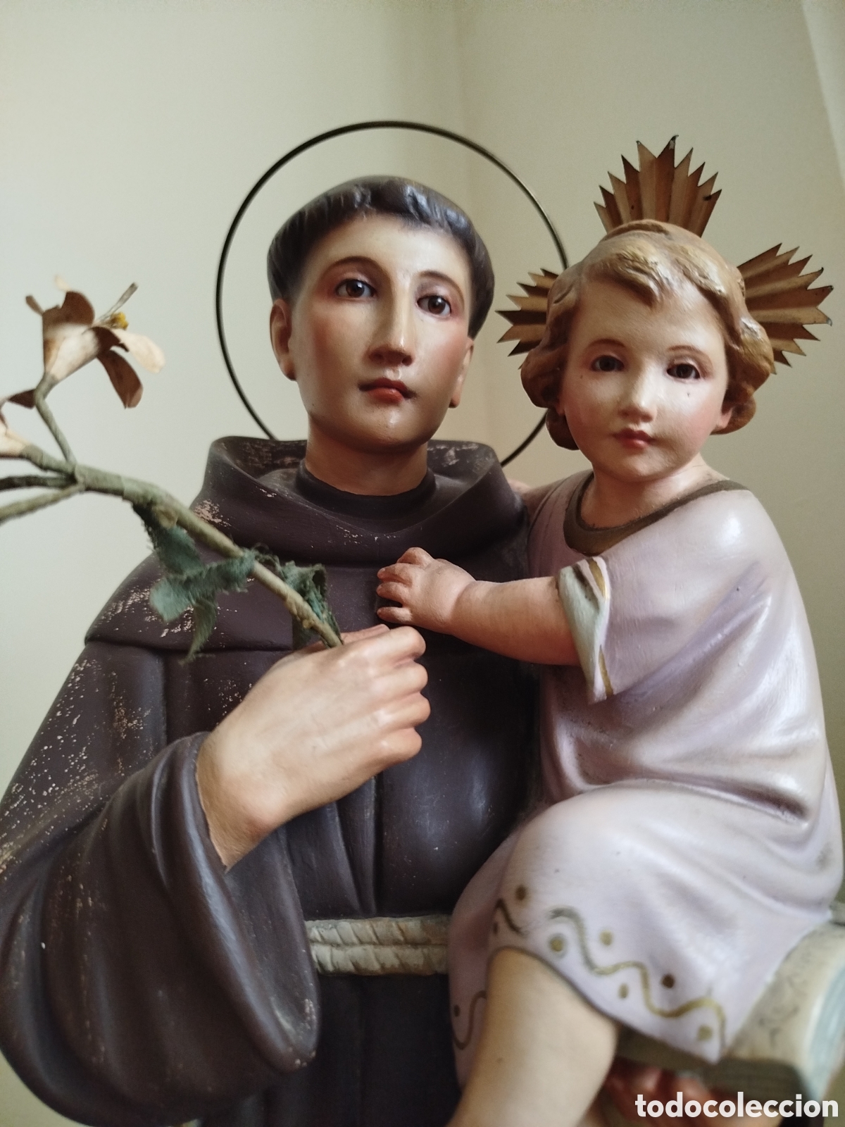 Antig&uuml;edades: San Antonio de Padua con el Ni&ntilde;o